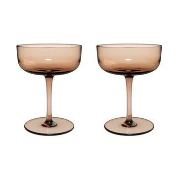 Like champagneglass coupe 10 cl 2-pakning - Clay - Villeroy & Boch