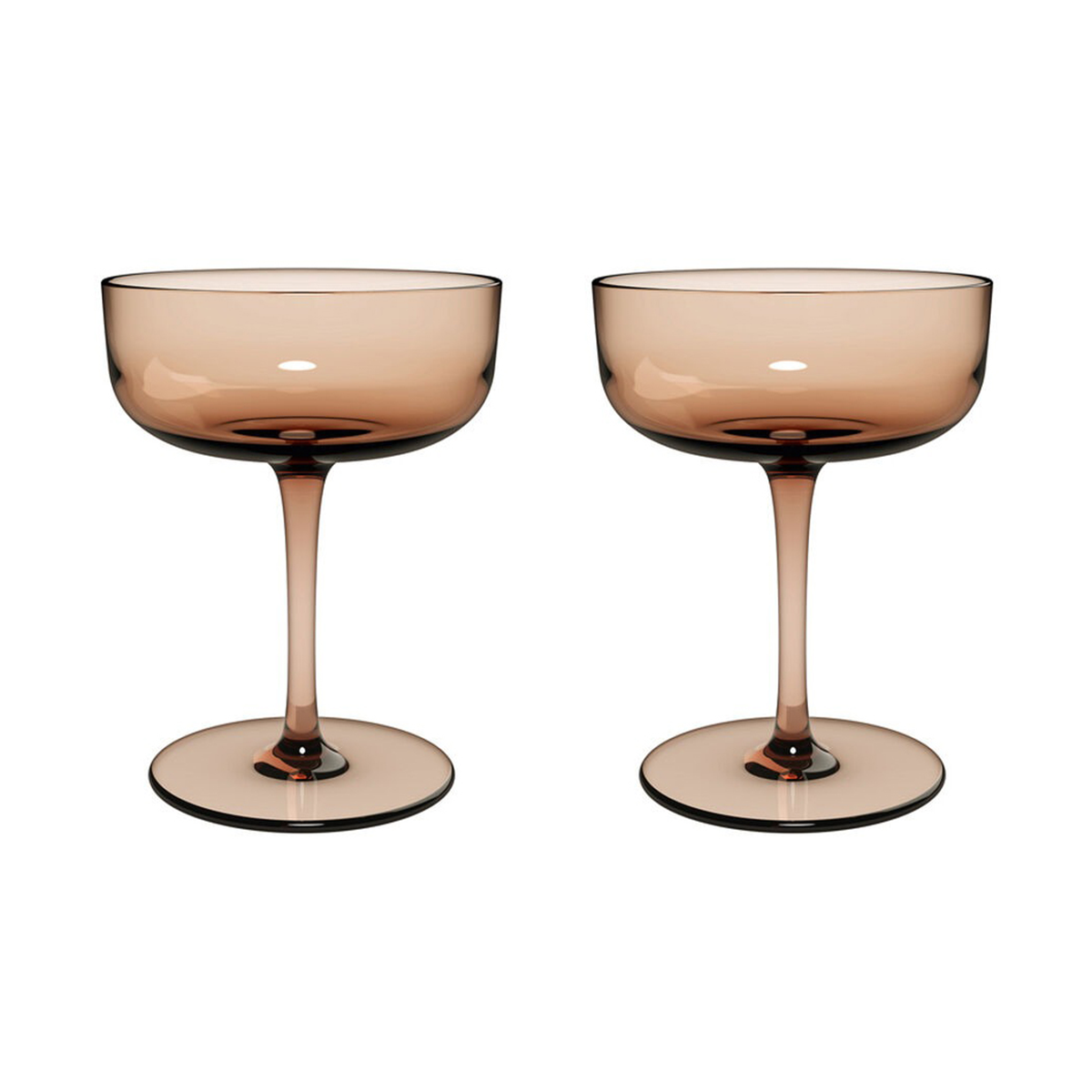 Villeroy & Boch Like champagneglass coupe 10 cl 2-pakning Clay