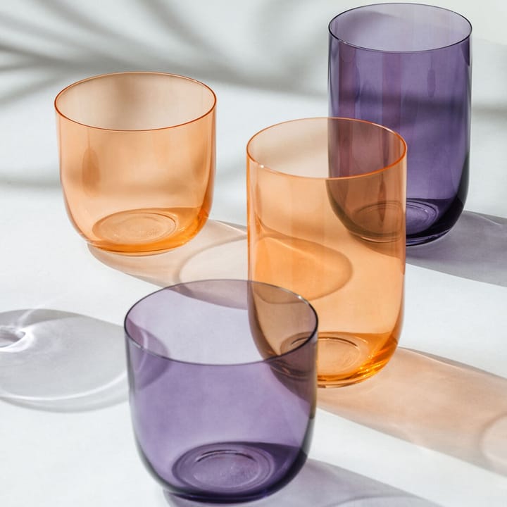 Like vannglass 28 cl 2-pakning - Apricot - Villeroy & Boch