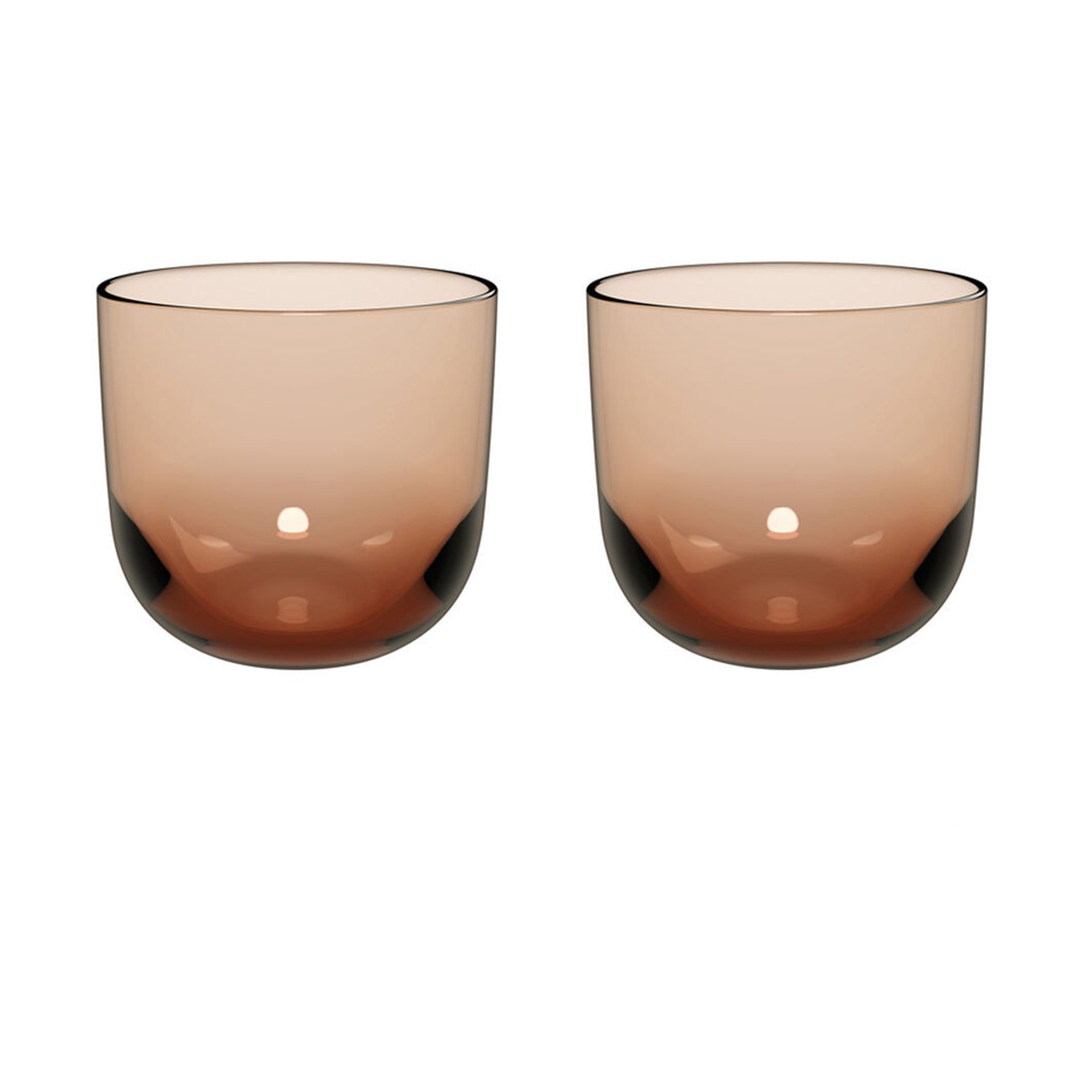 Villeroy & Boch Like vannglass 28 cl 2-pakning Clay