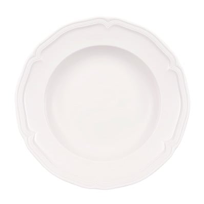 Villeroy & Boch Manoir dyp tallerken 23 cm | Skandinavisk Design | Dype tallerkener | Hvit