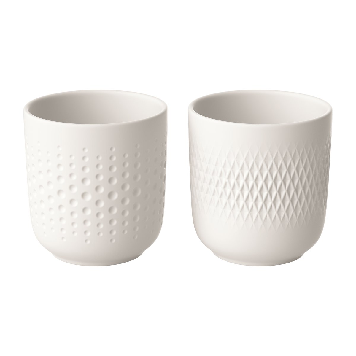 Villeroy & Boch Manufacture Collier kopp 2-pakning Hvit