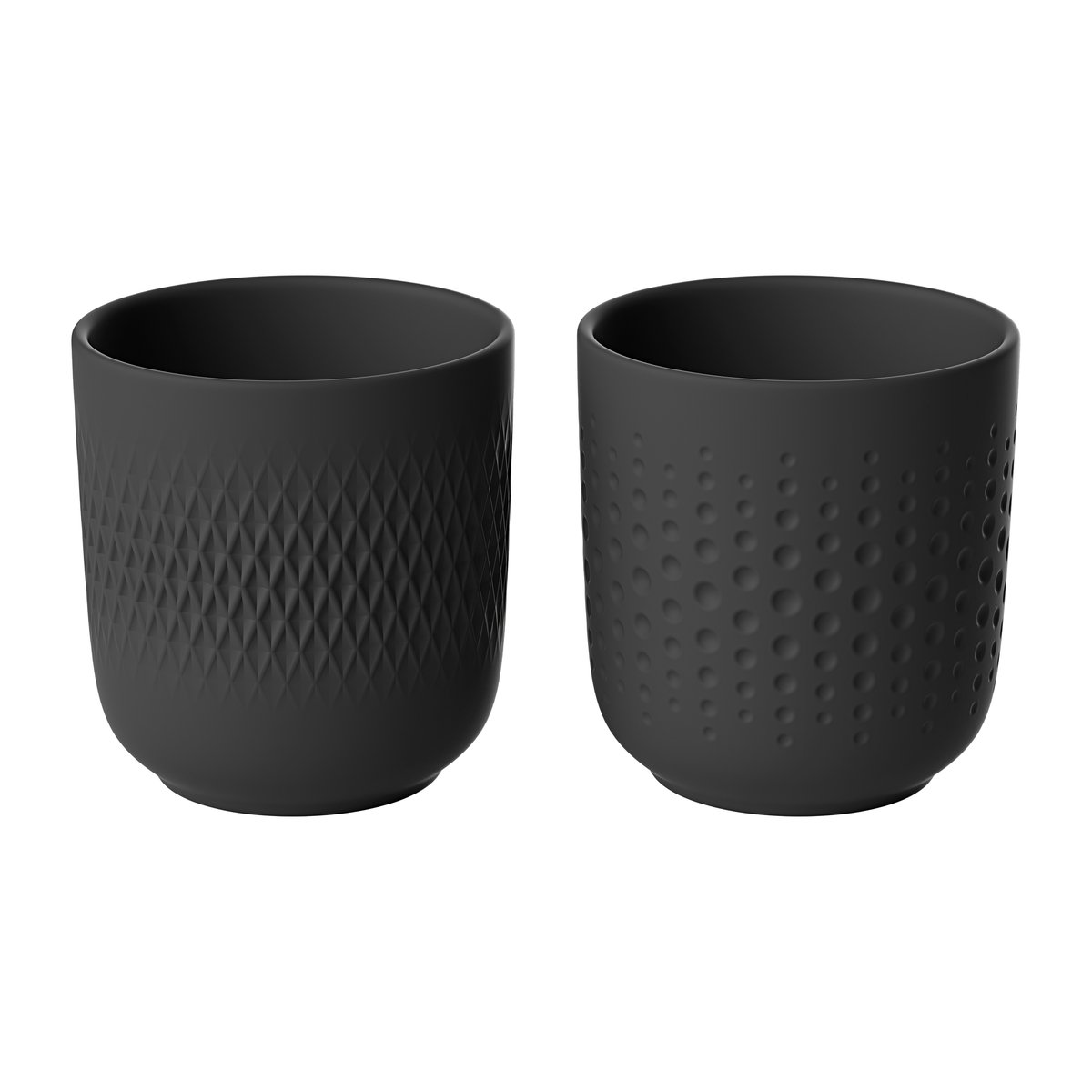Villeroy & Boch Manufacture Collier kopp 2-pakning Svart