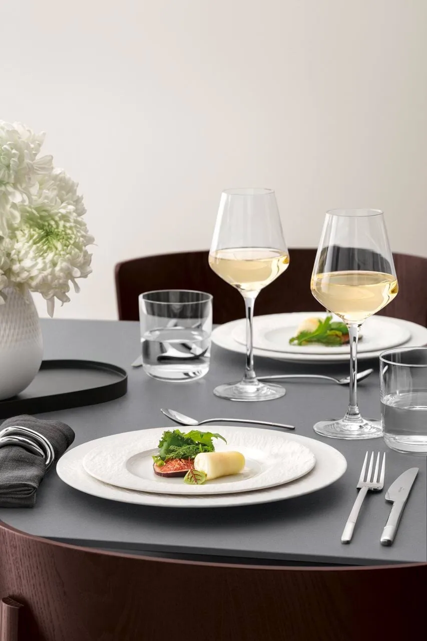 Manufacture Ice tallerken, Hvit, Ø21,7 cm Villeroy & Boch