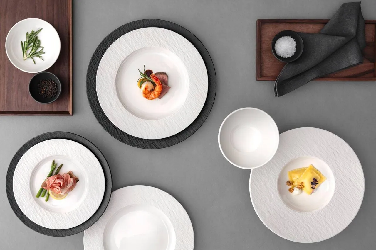 Manufacture Ice tallerken, Hvit, Ø21,7 cm Villeroy & Boch