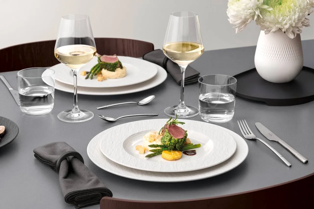 Manufacture Ice tallerken, Hvit, Ø27,1 cm Villeroy & Boch