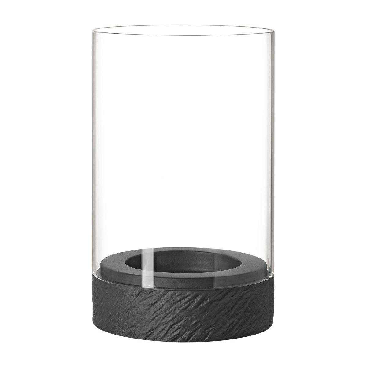 Villeroy & Boch Manufacture Rock Home Hurricane lyslykt M Svart