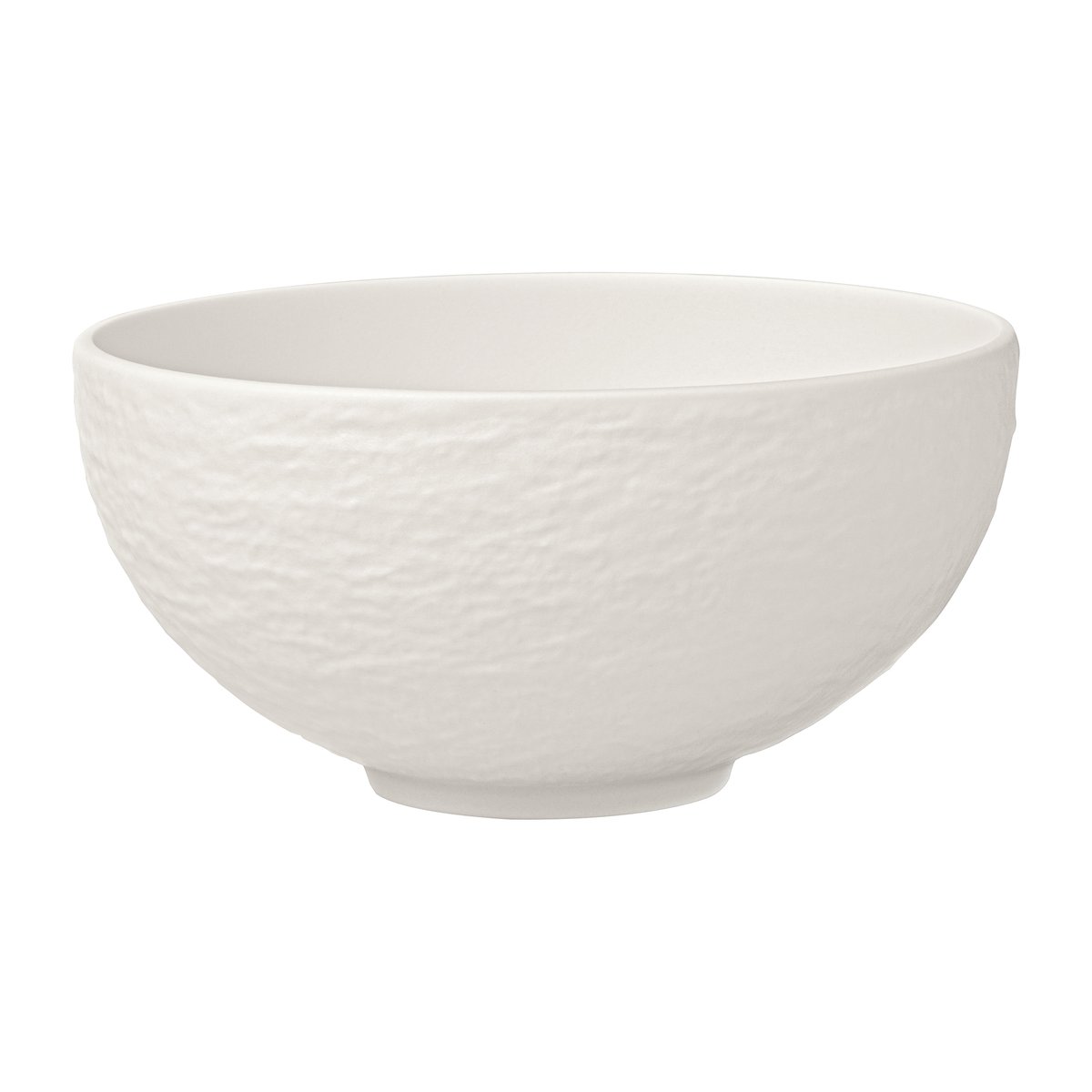 Villeroy & Boch Manufacture Rock suppeskål Ø 13 cm Blanc
