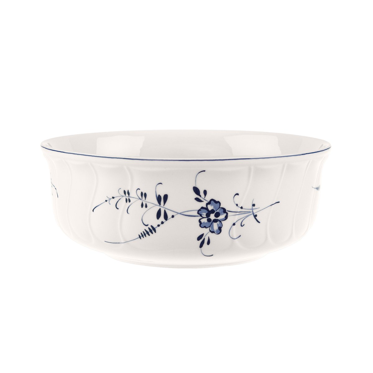 Villeroy & Boch Old Luxembourg salatskål 21 cm | Skandinavisk Design | Salatbolle | Hvit