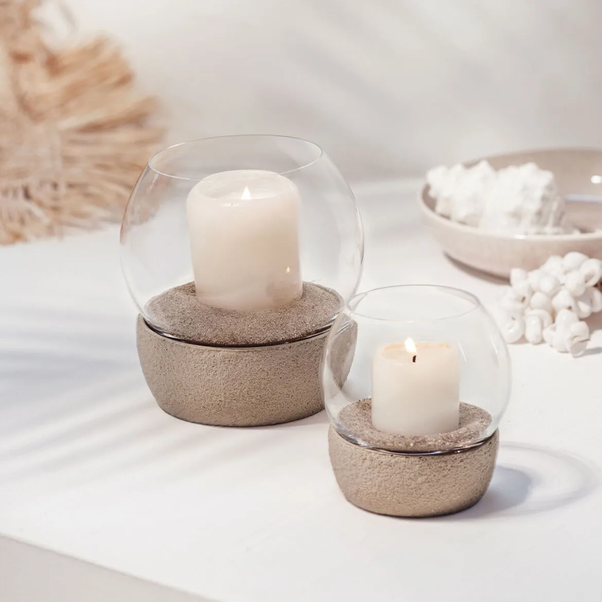 Perlemor telysholder Ø11 cm, Beige Villeroy & Boch