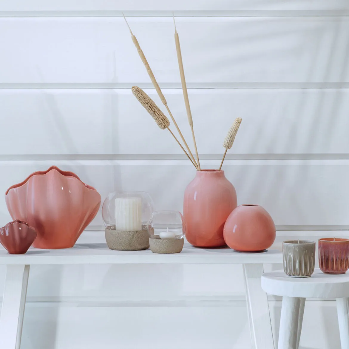 Perlemor telysholder Ø11 cm, Beige Villeroy & Boch