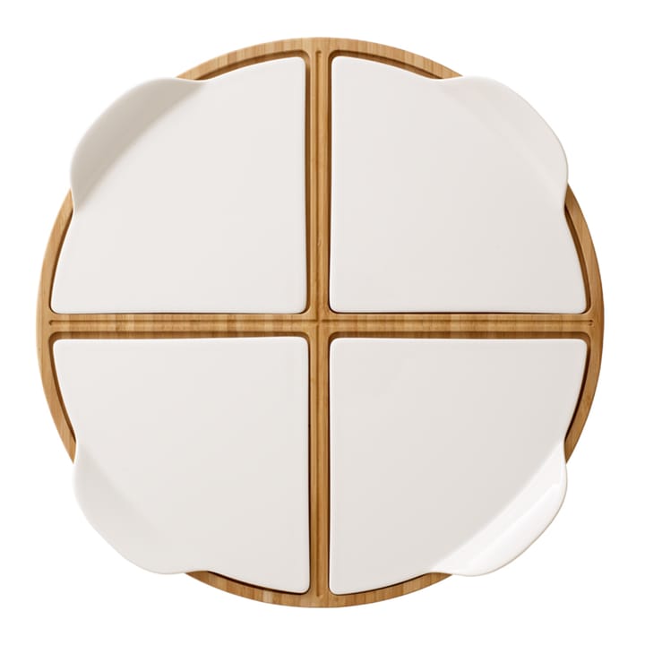 Pizza Passion serveringsfat bambus, rund 5 deler Villeroy & Boch