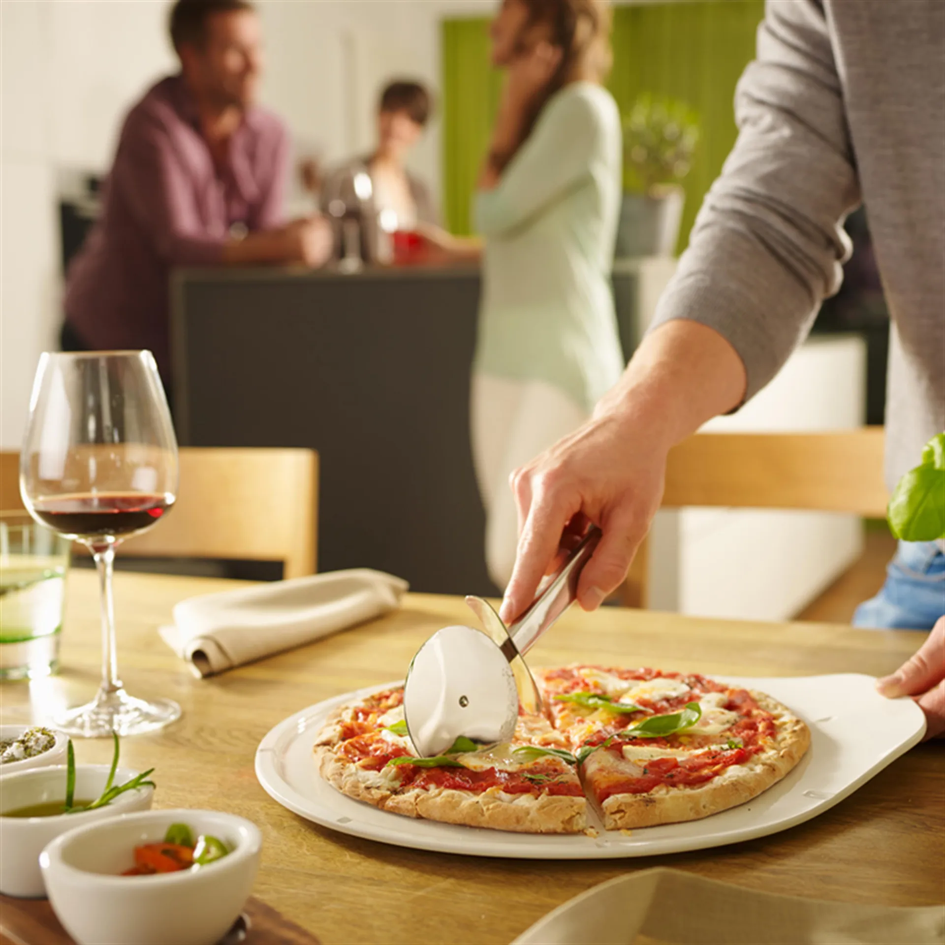 Pizza Passion serveringsfat bambus, rund 5 deler Villeroy & Boch