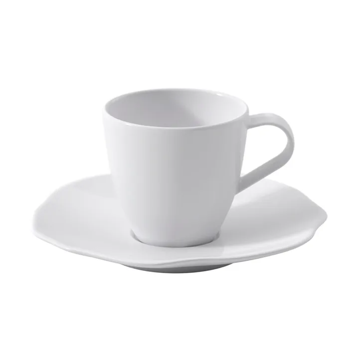 Pura espressokopp med skål - Hvit, 2 deler - Villeroy & Boch