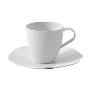 Pura kopp med skålunderlag - Hvit, 2 deler - Villeroy & Boch