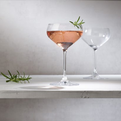 Purismo kuleformet champagneglass 2-stk. - Klar - Villeroy & Boch