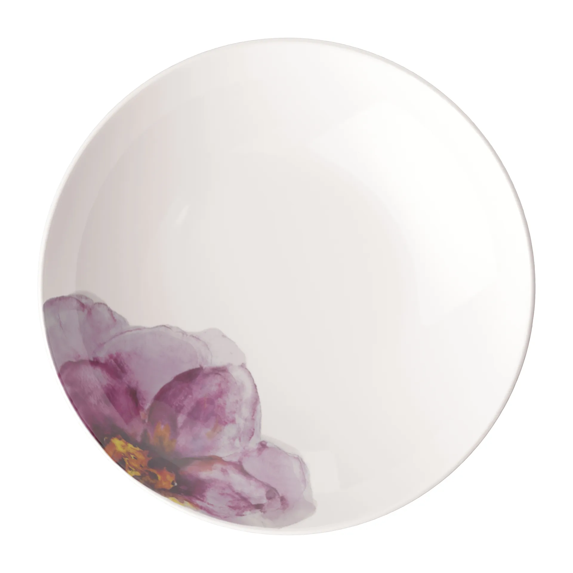 Rose Garden Coupe pastatallerken Ø24 cm, Hvit-rød Villeroy & Boch