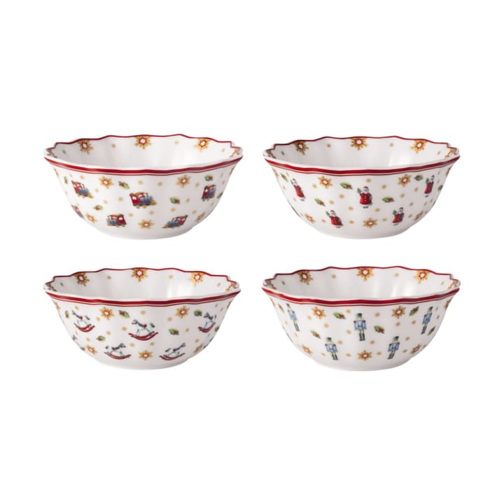 Toy's Delight bolle 4 deler - Hvit-rød - Villeroy & Boch