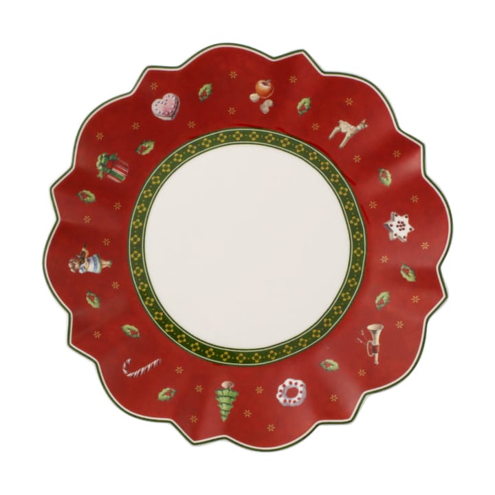Toy´s Delight Bread & Butter asjett Ø18 cm - Hvit-rød - Villeroy & Boch