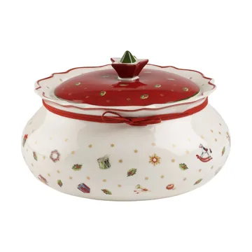 Toy´s Delight burk med lokk M 1,9 L - Hvit-rød - Villeroy & Boch