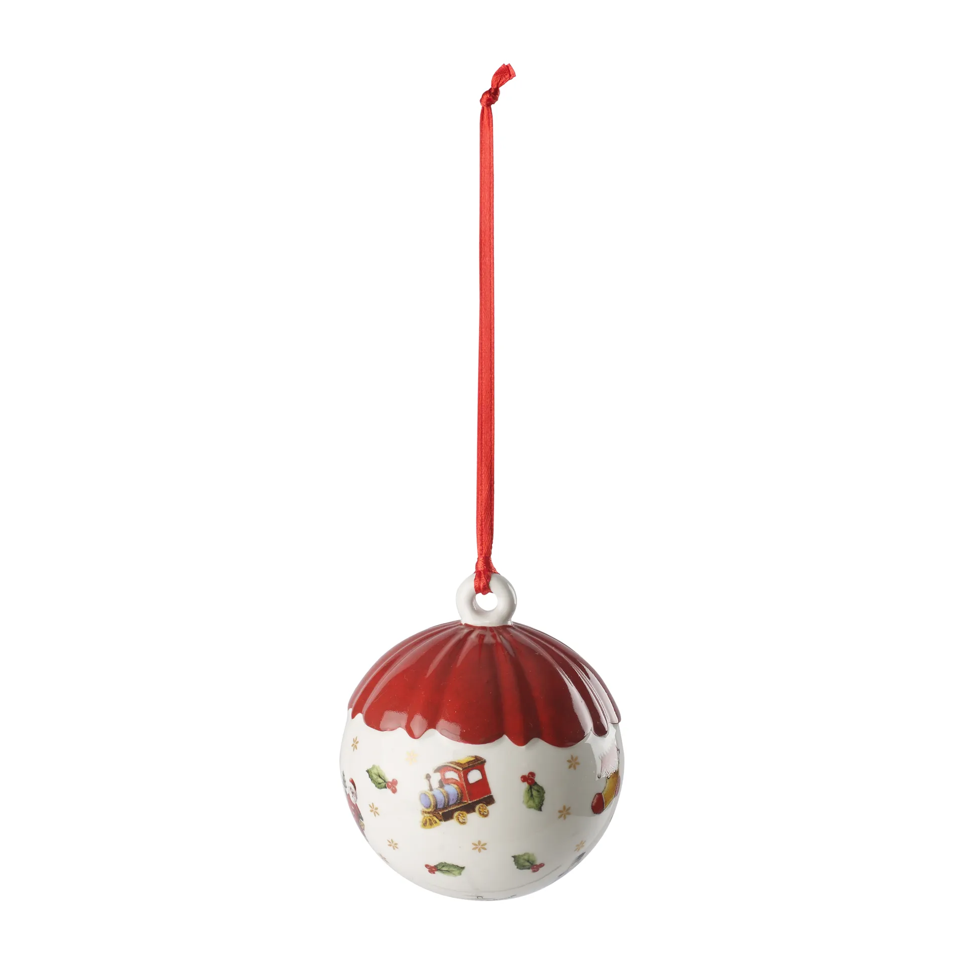Toy's Delight Decoration julkula Ø6 cm, Hvit-rød Villeroy & Boch