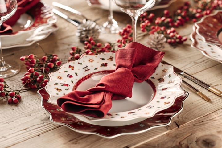 Toy's Delight djup tallrik Ø26 cm, Hvit-rød Villeroy & Boch