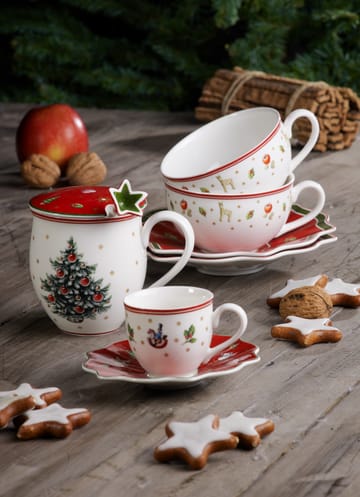 Toy's Delight espressokopp med fat - Hvit-rød - Villeroy & Boch