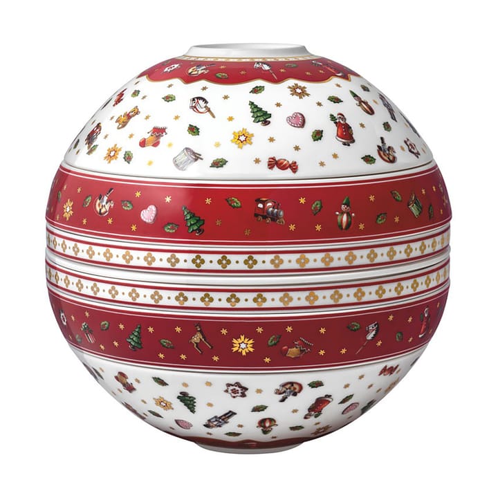 Toy's Delight La Boule servise 7 deler, Hvit-rød Villeroy & Boch
