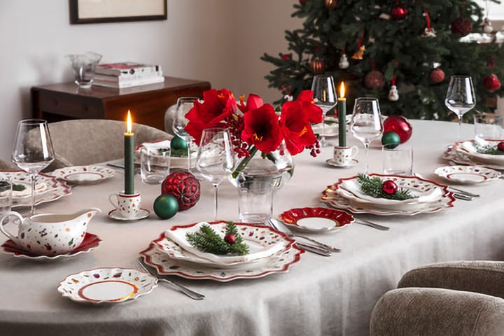 Toy´s Delight sauskanne 50 cl med fat, Hvit-rød Villeroy & Boch