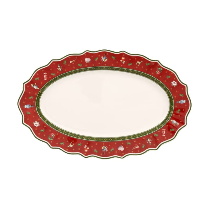 Toy's Delight serveringsfat M 23,5x38 cm - Hvit-rød - Villeroy & Boch