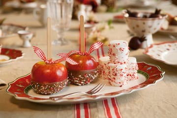 Toy's Delight serveringsfat oval 31x50 cm - Hvit-rød - Villeroy & Boch