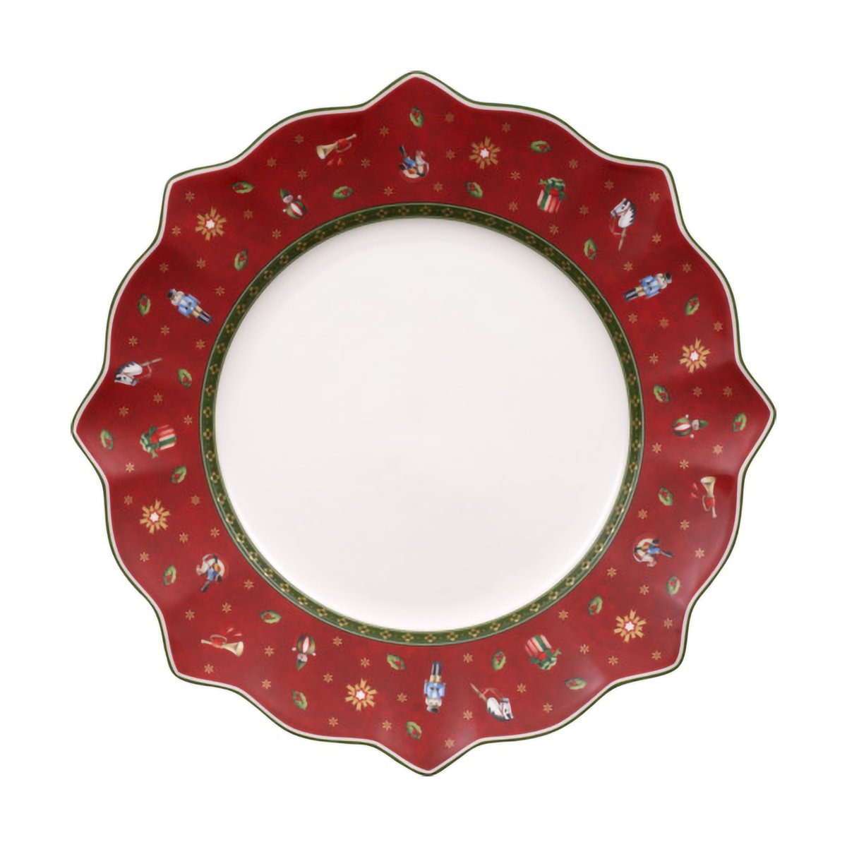 Villeroy & Boch Toy's Delight tallerken Ø28,4 cm Hvit-rød