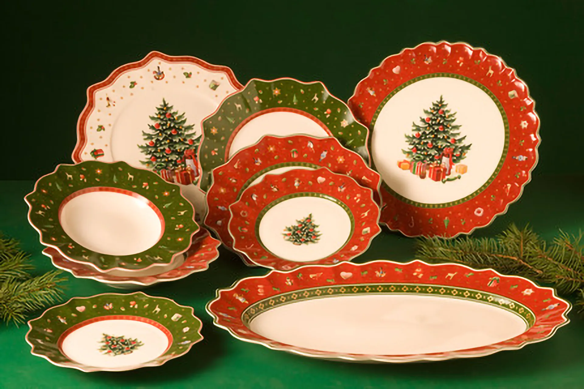 Toy's Delight tallerken Ø28,4 cm, Hvit-rød Villeroy & Boch