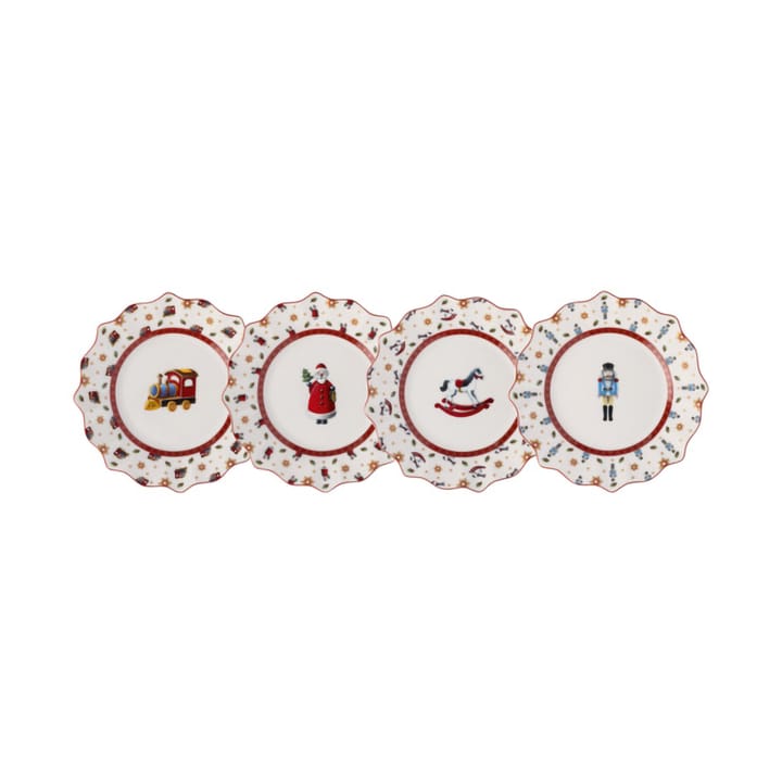 Toy's Delight tallerken 4 deler - Hvit-rød - Villeroy & Boch