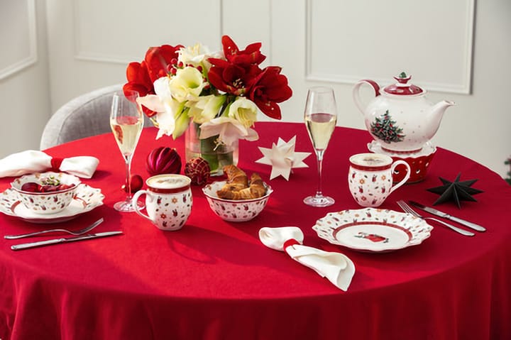 Toy's Delight tallerken 4 deler, Hvit-rød Villeroy & Boch