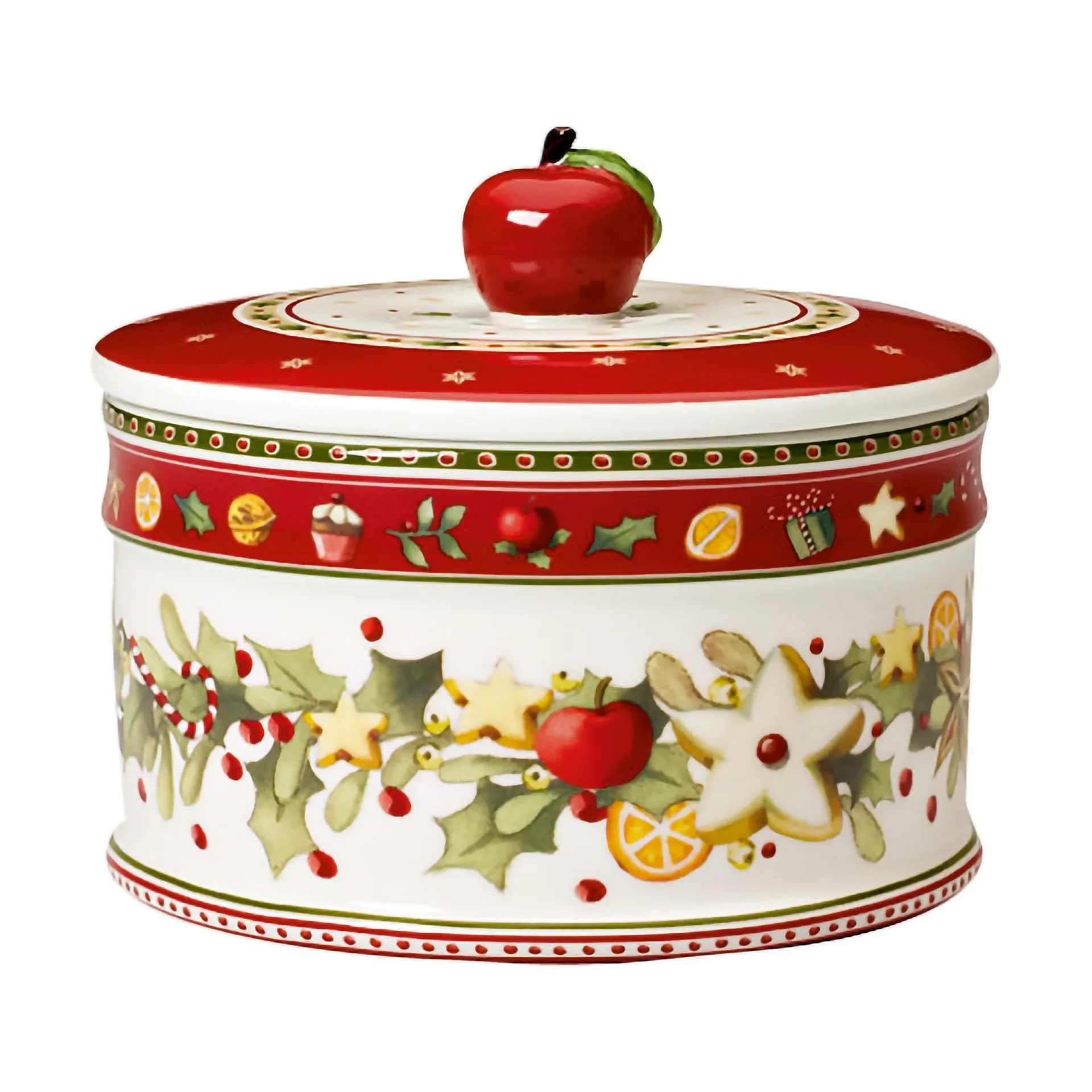 Winter Bakery kakeboks M 0,55 L, Hvit-rød Villeroy & Boch