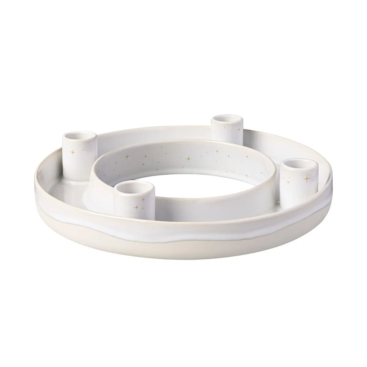 Winter Glow adventslysestake Ø 26 cm, Hvit-beige Villeroy & Boch