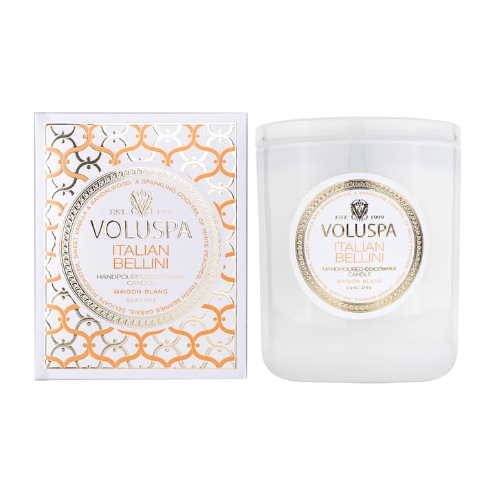 Classic Maison Blanc duftlys 60 timer - Italian Bellini - Voluspa