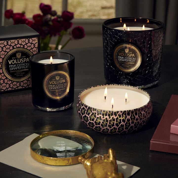 Classic Maison Noir duftlys 60 timer, Pink Citron Grapefruit Voluspa