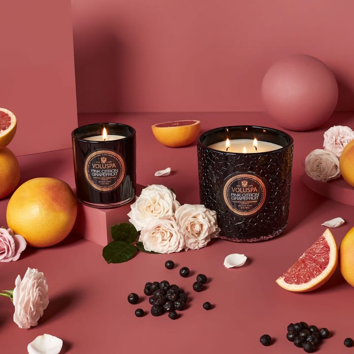 Classic Maison Noir duftlys 60 timer, Pink Citron Grapefruit Voluspa