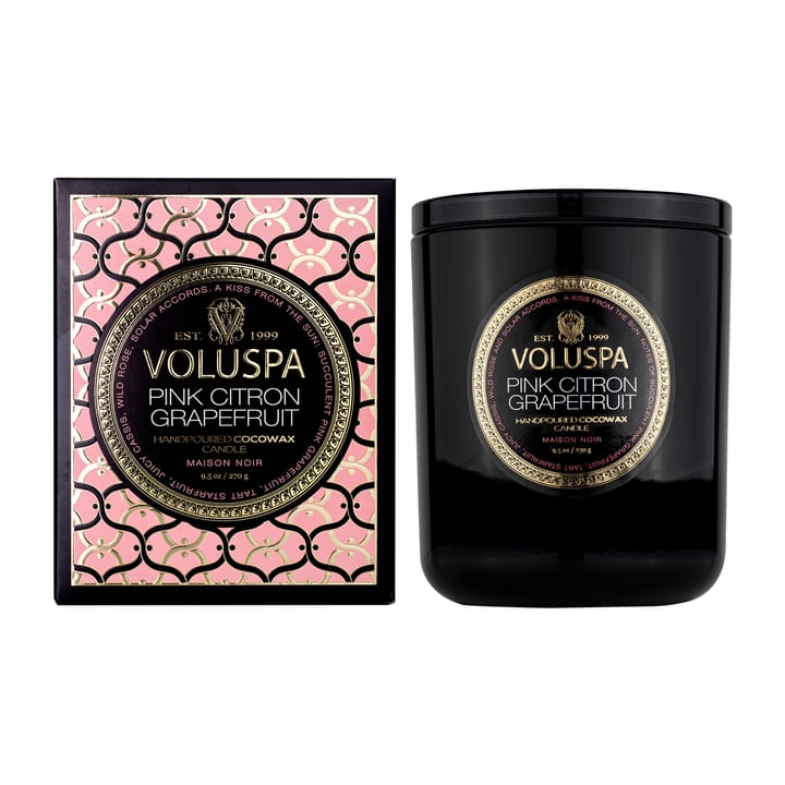 Classic Maison Noir duftlys 60 timer - Pink Citron Grapefruit - Voluspa