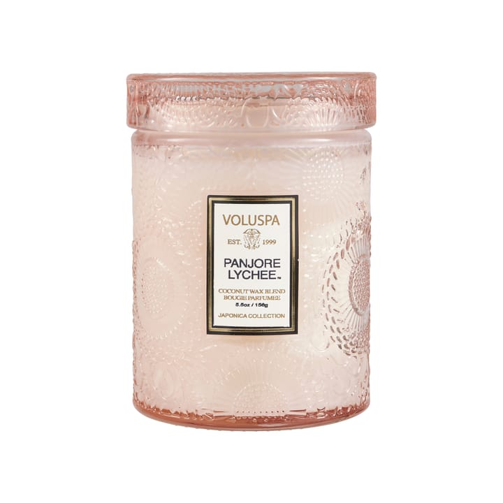 Japonica duftlys i glassboks 50 timmar - Panjore Lychee - Voluspa