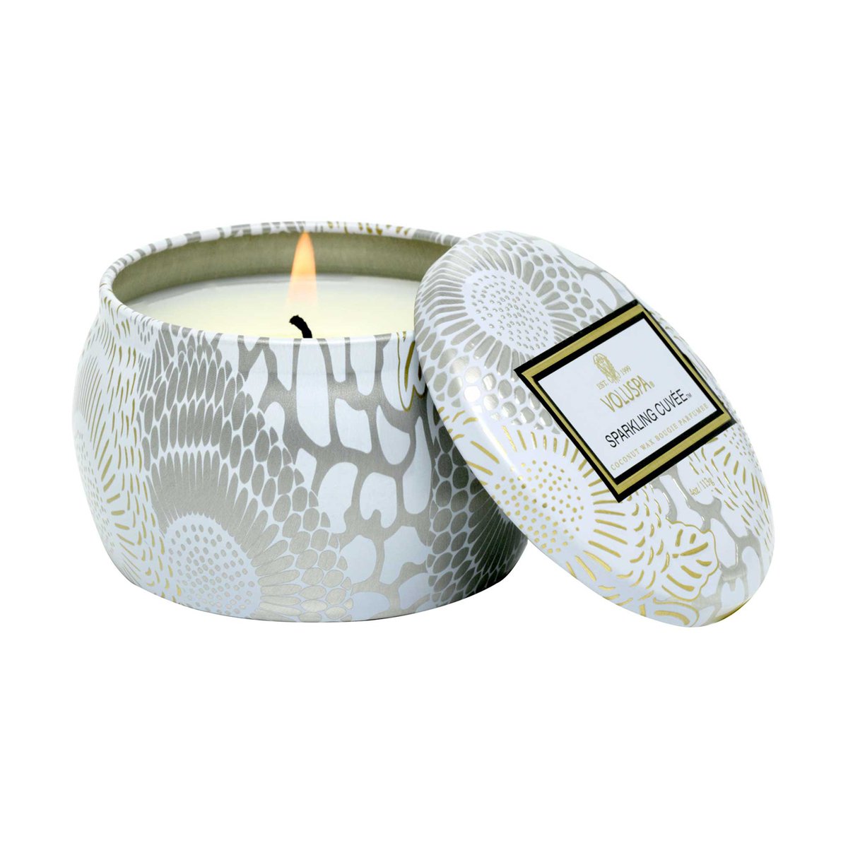 Voluspa Mini Tin Candle Sparkling Cuvée 25h (113 g)