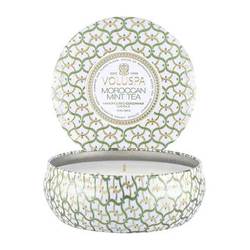 Maison Blanc 3-wick Tin duflys 40 timer - Moroccan Mint Tea - Voluspa