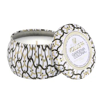 Maison Blanc Mini Tin duftlys 25 timer - Gardenia Colonia - Voluspa