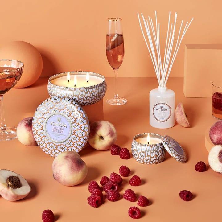 Maison Blanc Mini Tin duftlys 25 timer, Italian Bellini Voluspa