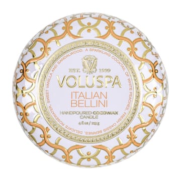 Maison Blanc Mini Tin duftlys 25 timer - Italian Bellini - Voluspa