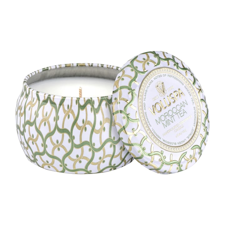 Maison Blanc Mini Tin duftlys 25 timer - Moroccan Mint Tea - Voluspa