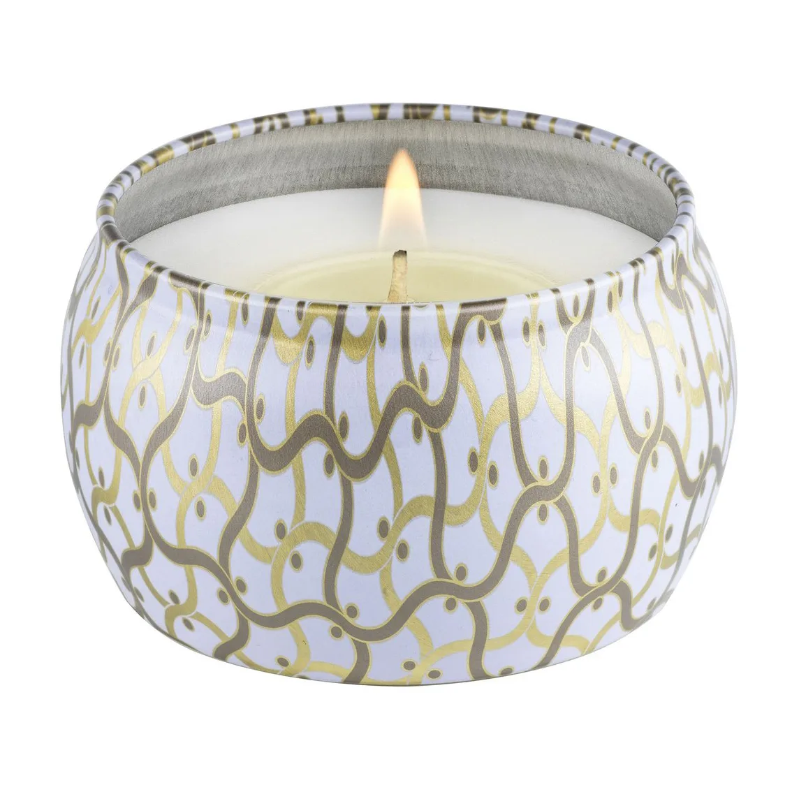 Maison Blanc Mini Tin duftlys 25 timer, Suede Blanc Voluspa