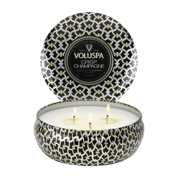 Maison Noir 3-wick Tin duflys 40 timer - Crisp Champagne - Voluspa